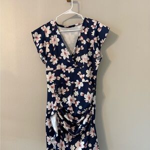 Floral V-Neck Dress